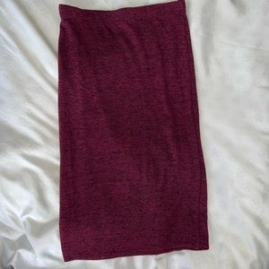 Nordstrom Heathered Body Con Skirt